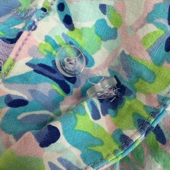 Lilly Pulitzer shell of a party shorts size 14 - Picture 4 of 6